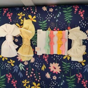 7 baby girl headband bows